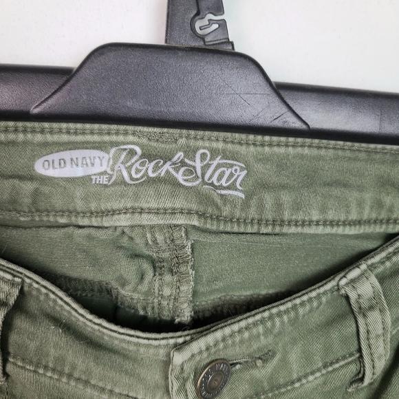 Rock Star Utility Pants by Old Navy Army Green - Picture 4 of 7